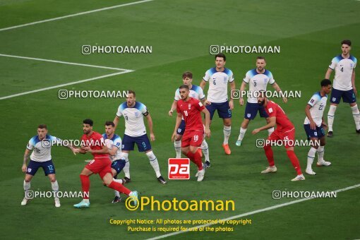 1961446, Al Rayyan, Qatar, 2022 FIFA World Cup, Group stage, Group B, England 6 v 2 Iran on 2022/11/21 at Khalifa International Stadium