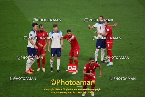 1961467, Al Rayyan, Qatar, 2022 FIFA World Cup, Group stage, Group B, England 6 v 2 Iran on 2022/11/21 at Khalifa International Stadium