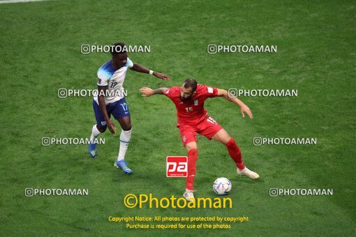 1961486, Al Rayyan, Qatar, 2022 FIFA World Cup, Group stage, Group B, England 6 v 2 Iran on 2022/11/21 at Khalifa International Stadium