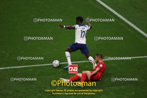 1961519, Al Rayyan, Qatar, 2022 FIFA World Cup, Group stage, Group B, England 6 v 2 Iran on 2022/11/21 at Khalifa International Stadium