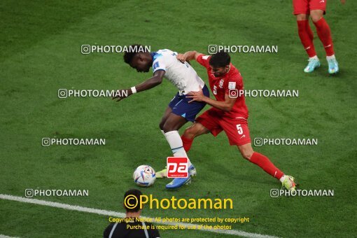 1961530, Al Rayyan, Qatar, 2022 FIFA World Cup, Group stage, Group B, England 6 v 2 Iran on 2022/11/21 at Khalifa International Stadium