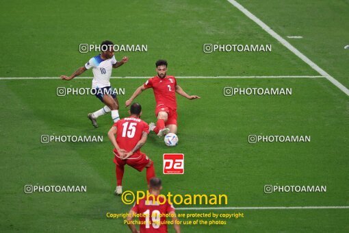 1961535, Al Rayyan, Qatar, 2022 FIFA World Cup, Group stage, Group B, England 6 v 2 Iran on 2022/11/21 at Khalifa International Stadium