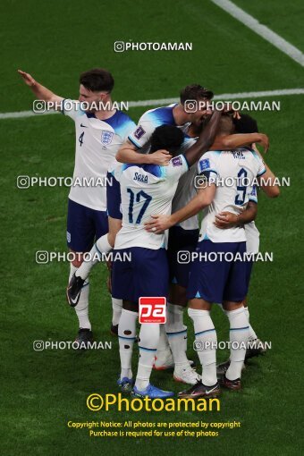 1961577, Al Rayyan, Qatar, 2022 FIFA World Cup, Group stage, Group B, England 6 v 2 Iran on 2022/11/21 at Khalifa International Stadium