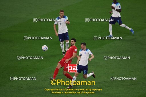 1961629, Al Rayyan, Qatar, 2022 FIFA World Cup, Group stage, Group B, England 6 v 2 Iran on 2022/11/21 at Khalifa International Stadium