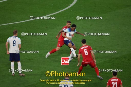 1961647, Al Rayyan, Qatar, 2022 FIFA World Cup, Group stage, Group B, England 6 v 2 Iran on 2022/11/21 at Khalifa International Stadium