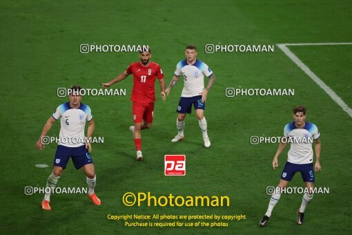 1961731, Al Rayyan, Qatar, 2022 FIFA World Cup, Group stage, Group B, England 6 v 2 Iran on 2022/11/21 at Khalifa International Stadium