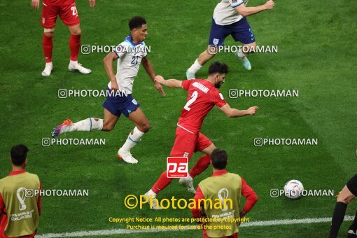 1961743, Al Rayyan, Qatar, 2022 FIFA World Cup, Group stage, Group B, England 6 v 2 Iran on 2022/11/21 at Khalifa International Stadium