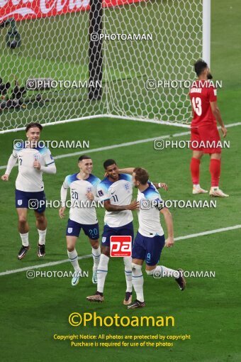 1961790, Al Rayyan, Qatar, 2022 FIFA World Cup, Group stage, Group B, England 6 v 2 Iran on 2022/11/21 at Khalifa International Stadium