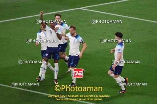 1961796, Al Rayyan, Qatar, 2022 FIFA World Cup, Group stage, Group B, England 6 v 2 Iran on 2022/11/21 at Khalifa International Stadium