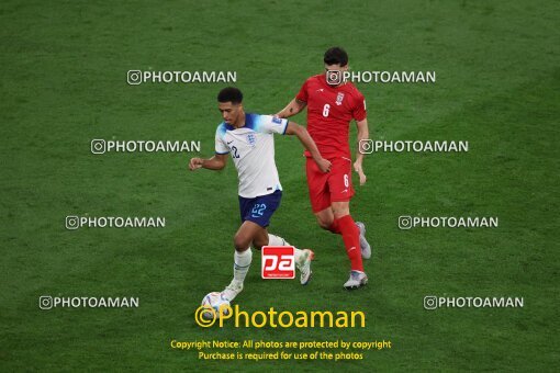 1961854, Al Rayyan, Qatar, 2022 FIFA World Cup, Group stage, Group B, England 6 v 2 Iran on 2022/11/21 at Khalifa International Stadium