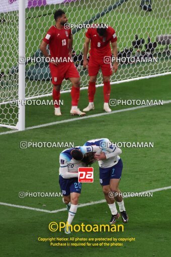 1961912, Al Rayyan, Qatar, 2022 FIFA World Cup, Group stage, Group B, England 6 v 2 Iran on 2022/11/21 at Khalifa International Stadium