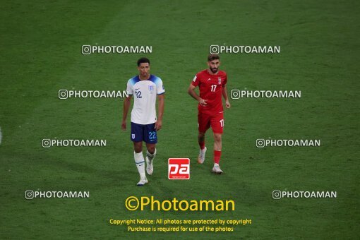 1961940, Al Rayyan, Qatar, 2022 FIFA World Cup, Group stage, Group B, England 6 v 2 Iran on 2022/11/21 at Khalifa International Stadium