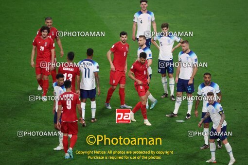 1961977, Al Rayyan, Qatar, 2022 FIFA World Cup, Group stage, Group B, England 6 v 2 Iran on 2022/11/21 at Khalifa International Stadium