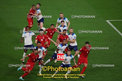 1961980, Al Rayyan, Qatar, 2022 FIFA World Cup, Group stage, Group B, England 6 v 2 Iran on 2022/11/21 at Khalifa International Stadium