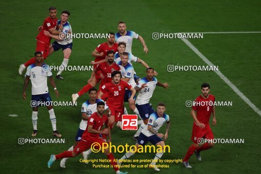 1961986, Al Rayyan, Qatar, 2022 FIFA World Cup, Group stage, Group B, England 6 v 2 Iran on 2022/11/21 at Khalifa International Stadium