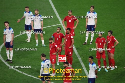 1962001, Al Rayyan, Qatar, 2022 FIFA World Cup, Group stage, Group B, England 6 v 2 Iran on 2022/11/21 at Khalifa International Stadium