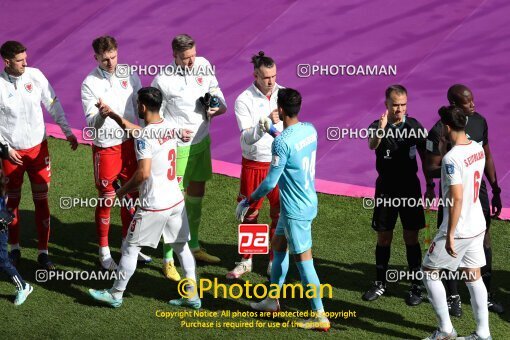 1961384, Al Rayyan, Qatar, 2022 FIFA World Cup, Group stage, Group B, Wales 0 v 2 Iran on 2022/11/25 at Ahmad bin Ali Stadium