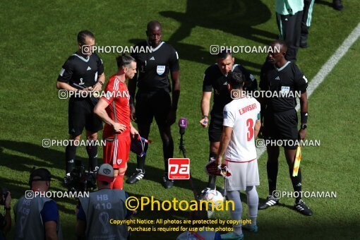 1961393, Al Rayyan, Qatar, 2022 FIFA World Cup, Group stage, Group B, Wales 0 v 2 Iran on 2022/11/25 at Ahmad bin Ali Stadium