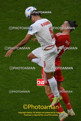 1961561, Al Rayyan, Qatar, 2022 FIFA World Cup, Group stage, Group B, Wales 0 v 2 Iran on 2022/11/25 at Ahmad bin Ali Stadium