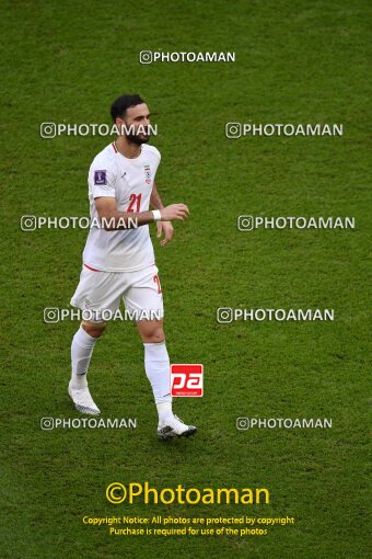 1961585, Al Rayyan, Qatar, 2022 FIFA World Cup, Group stage, Group B, Wales 0 v 2 Iran on 2022/11/25 at Ahmad bin Ali Stadium