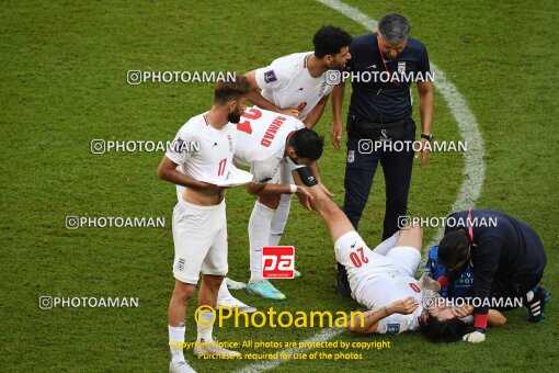 1961630, Al Rayyan, Qatar, 2022 FIFA World Cup, Group stage, Group B, Wales 0 v 2 Iran on 2022/11/25 at Ahmad bin Ali Stadium