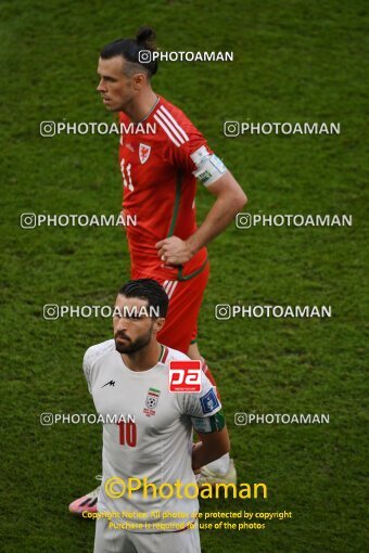 1961691, Al Rayyan, Qatar, 2022 FIFA World Cup, Group stage, Group B, Wales 0 v 2 Iran on 2022/11/25 at Ahmad bin Ali Stadium