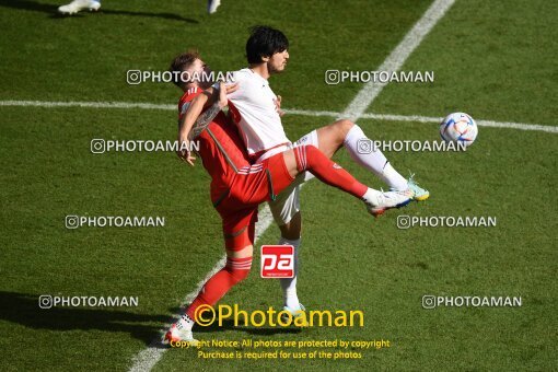 1961739, Al Rayyan, Qatar, 2022 FIFA World Cup, Group stage, Group B, Wales 0 v 2 Iran on 2022/11/25 at Ahmad bin Ali Stadium