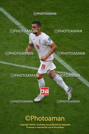 1961800, Al Rayyan, Qatar, 2022 FIFA World Cup, Group stage, Group B, Wales 0 v 2 Iran on 2022/11/25 at Ahmad bin Ali Stadium