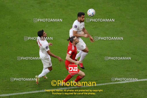 1961874, Al Rayyan, Qatar, 2022 FIFA World Cup, Group stage, Group B, Wales 0 v 2 Iran on 2022/11/25 at Ahmad bin Ali Stadium