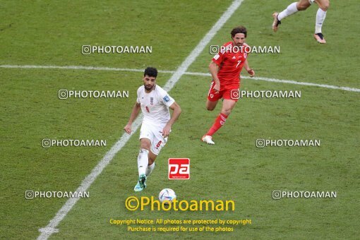 1962067, Al Rayyan, Qatar, 2022 FIFA World Cup, Group stage, Group B, Wales 0 v 2 Iran on 2022/11/25 at Ahmad bin Ali Stadium