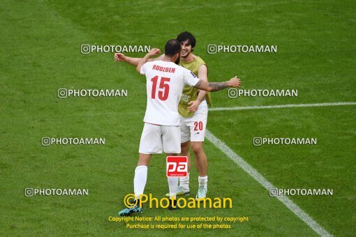 1962179, Al Rayyan, Qatar, 2022 FIFA World Cup, Group stage, Group B, Wales 0 v 2 Iran on 2022/11/25 at Ahmad bin Ali Stadium