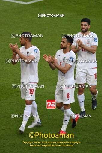 1962182, Al Rayyan, Qatar, 2022 FIFA World Cup, Group stage, Group B, Wales 0 v 2 Iran on 2022/11/25 at Ahmad bin Ali Stadium