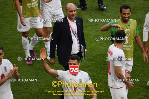 1962186, Al Rayyan, Qatar, 2022 FIFA World Cup, Group stage, Group B, Wales 0 v 2 Iran on 2022/11/25 at Ahmad bin Ali Stadium