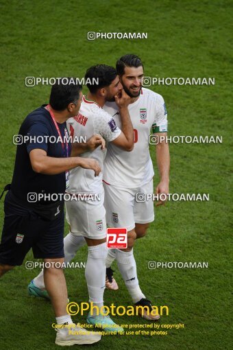 1962194, Al Rayyan, Qatar, 2022 FIFA World Cup, Group stage, Group B, Wales 0 v 2 Iran on 2022/11/25 at Ahmad bin Ali Stadium