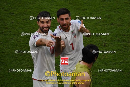 1962198, Al Rayyan, Qatar, 2022 FIFA World Cup, Group stage, Group B, Wales 0 v 2 Iran on 2022/11/25 at Ahmad bin Ali Stadium