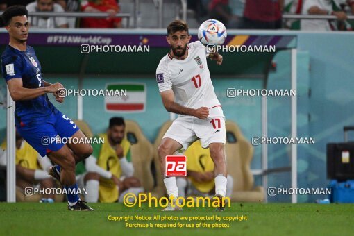 1962471, Doha, Qatar, 2022 World Cup, Group stage, Group B, Iran ۰ v ۱ United States on 2022/11/29 at Al Thumama Stadium