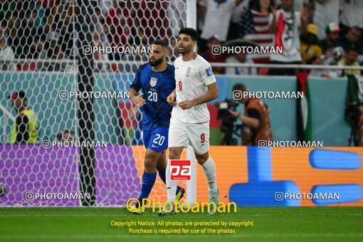 1962546, Doha, Qatar, 2022 FIFA World Cup, Group stage, Group B, Iran [*parameter:140*] v [*parameter:139*] United States on 2022/11/29 at Al Thumama Stadium