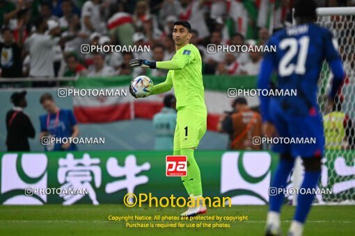 1962737, Doha, Qatar, 2022 FIFA World Cup, Group stage, Group B, Iran [*parameter:140*] v [*parameter:139*] United States on 2022/11/29 at Al Thumama Stadium