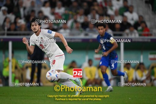 1962897, Doha, Qatar, 2022 FIFA World Cup, Group stage, Group B, Iran 0 v 1 United States on 2022/11/29 at Al Thumama Stadium