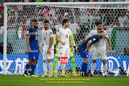 1962999, Doha, Qatar, 2022 FIFA World Cup, Group stage, Group B, Iran 0 v 1 United States on 2022/11/29 at Al Thumama Stadium