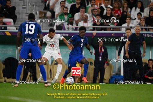 1963211, Doha, Qatar, 2022 World Cup, Group stage, Group B, Iran ۰ v ۱ United States on 2022/11/29 at Al Thumama Stadium