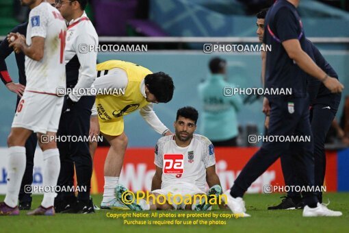 1963286, Doha, Qatar, 2022 FIFA World Cup, Group stage, Group B, Iran 0 v 1 United States on 2022/11/29 at Al Thumama Stadium