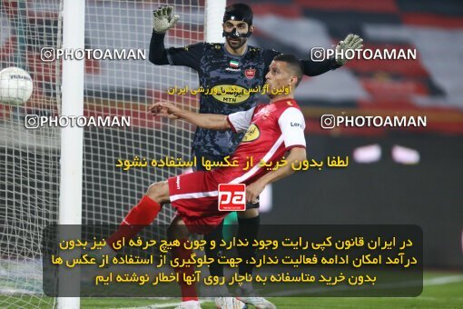 1971305, Tehran, Iran, لیگ برتر فوتبال ایران، Persian Gulf Cup، Week 12، First Leg، 2022/12/20، Esteghlal 2 - 2 Persepolis