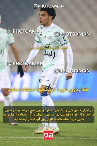 1971083, Tehran, Iran, لیگ برتر فوتبال ایران، Persian Gulf Cup، Week 16، Second Leg، 2023/01/20، Persepolis 1 - 0 Zob Ahan Esfahan