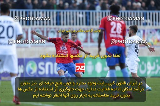 1975115, Bandar Anzali, Iran, Iran Pro League، Persian Gulf Cup، 2022-2023 season، Second Leg، Week 18، Malvan Bandar Anzali ۱ v ۰ Nassaji Mazandaran F.C on 2023/02/01 at Sirous Ghayeghran Stadium