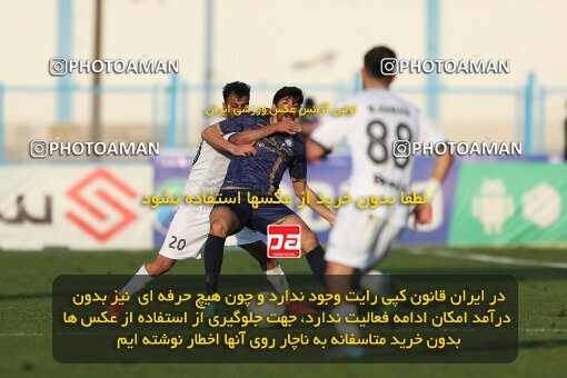 1981539, Bandar Anzali, Iran, Iran Pro League، Persian Gulf Cup، 2022-2023 season، Second Leg، Week 20، Malvan Bandar Anzali ۱ v 2 Gol Gohar Sirjan on 2023/02/13 at Sirous Ghayeghran Stadium