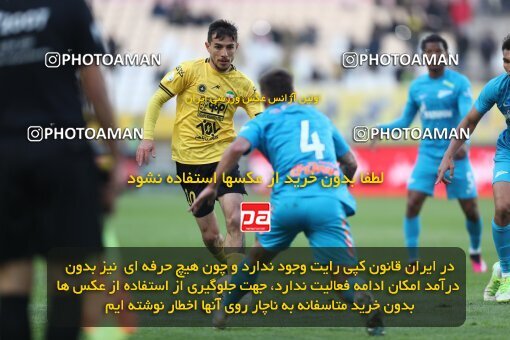 2223992, Isfahan, Iran, Friendly Match، Sepahan 2 - 0 FC Zenit on 2023/02/17 at Naghsh-e Jahan Stadium