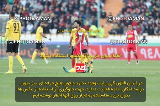 1995147, Tehran, Iran, Iran Pro League، Persian Gulf Cup، 2022-2023 season، Second Leg، Week 23، Persepolis ۰ v ۱ Sepahan on 2023/03/11 at Azadi Stadium