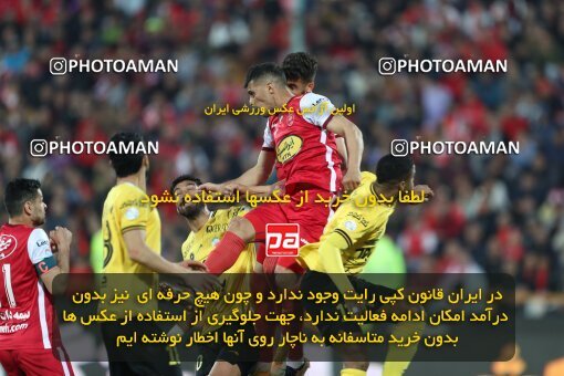 1995199, Tehran, Iran, Iran Pro League، Persian Gulf Cup، 2022-2023 season، Second Leg، Week 23، Persepolis ۰ v ۱ Sepahan on 2023/03/11 at Azadi Stadium