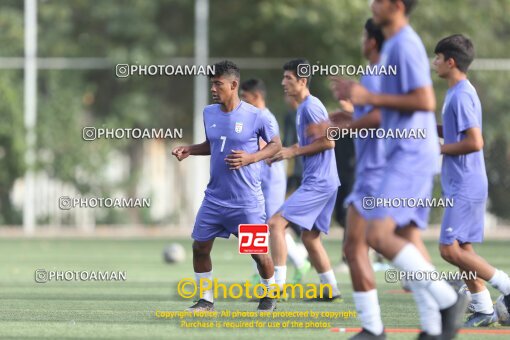 2061512, Tehran, Iran, Iran U-14 National Football Team Training Session on 2023/07/19 at Iran National Football Center